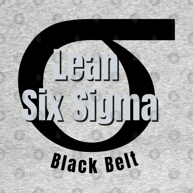 Lean Six Sigma / Sigma Symbol / Black Belt by Viz4Business